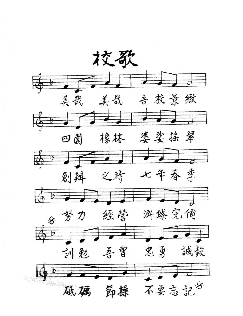 校歌 – 加影育华国民型华文小学